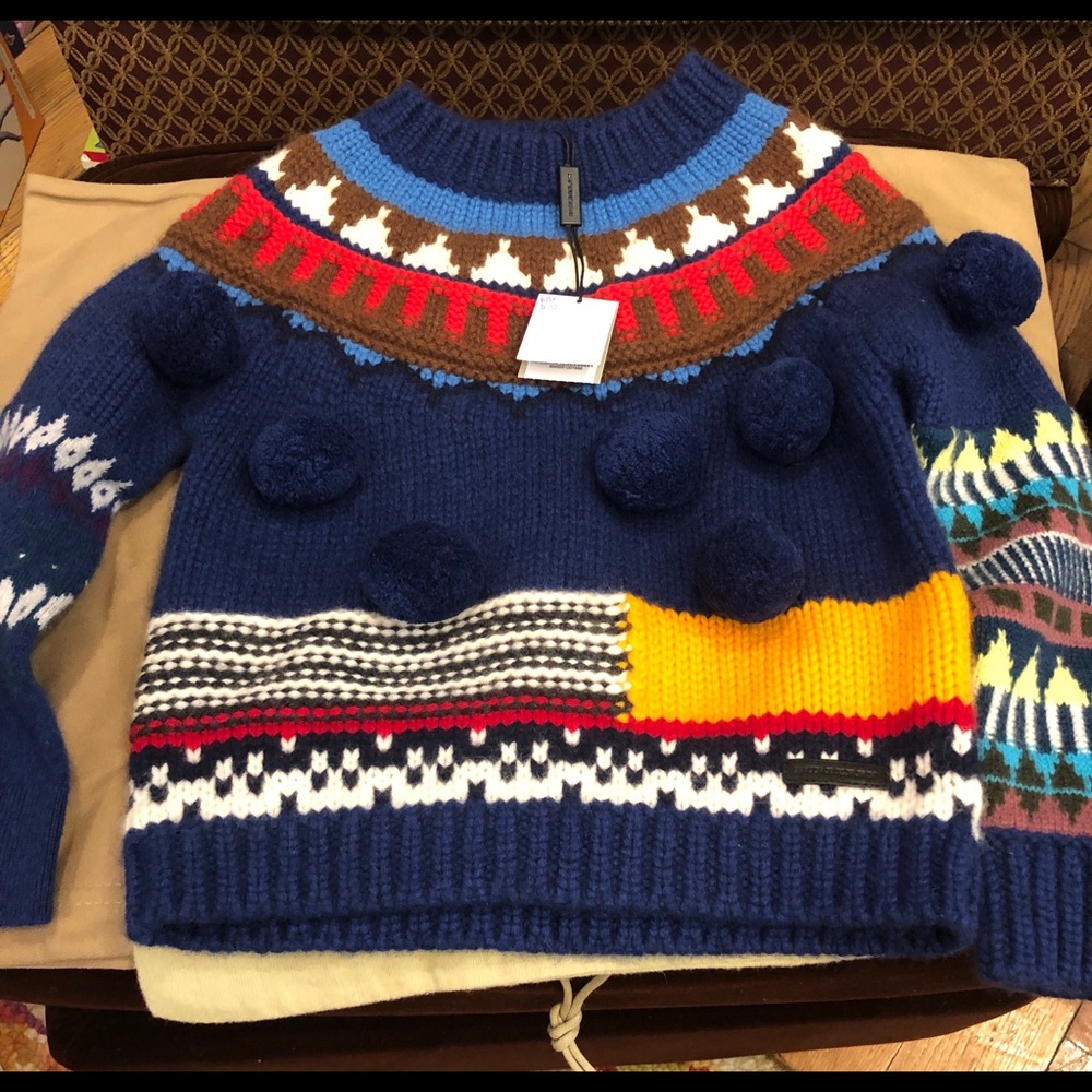 Children Burberry cashmere couture sweater 4Y